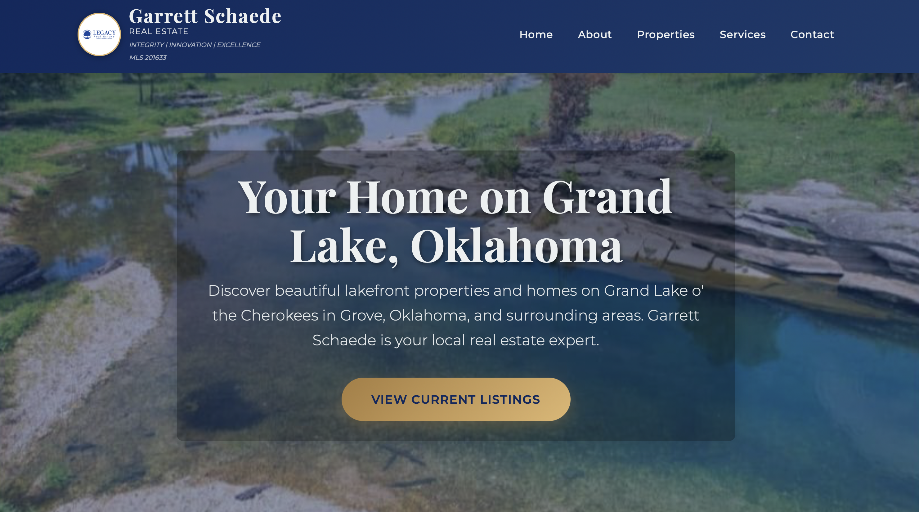 Garrett Schaede-Legacy Real Estate website preview