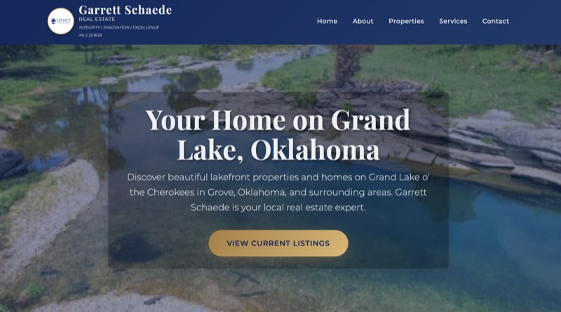 Legacy Real Estate IDX website — Grand Lake area project by Redeemed Digital